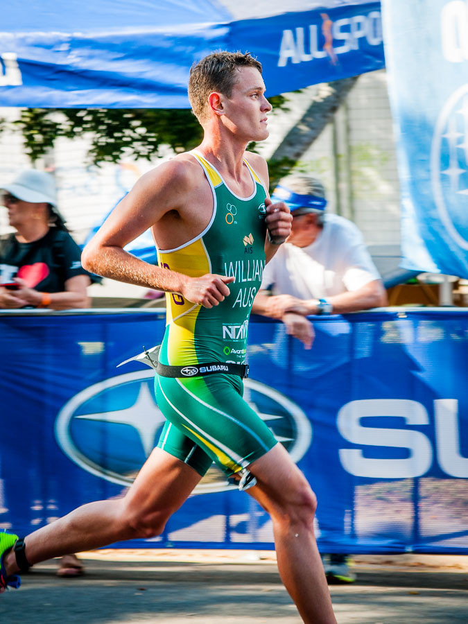 Run leg, Noosa Triathlon
